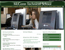 Tablet Screenshot of mccanntech.org